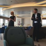 UK MD, Helena Warren, giving a welcome speech